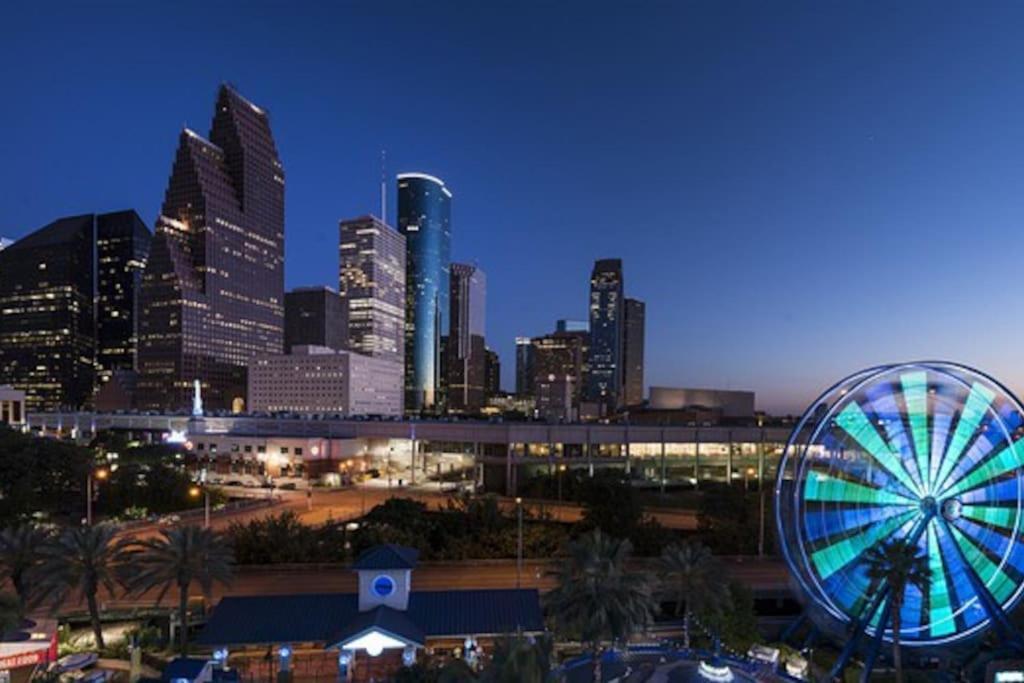 Sodo City Gem: Rooftop Skyline Pool Parking Wi-Fi Houston Exterior photo